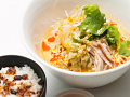 冷やし坦々麺と18穀米ご飯セット