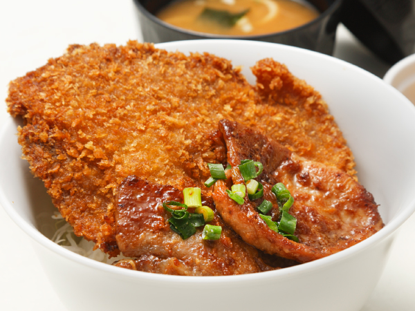 豚みそ&わらじカツ丼